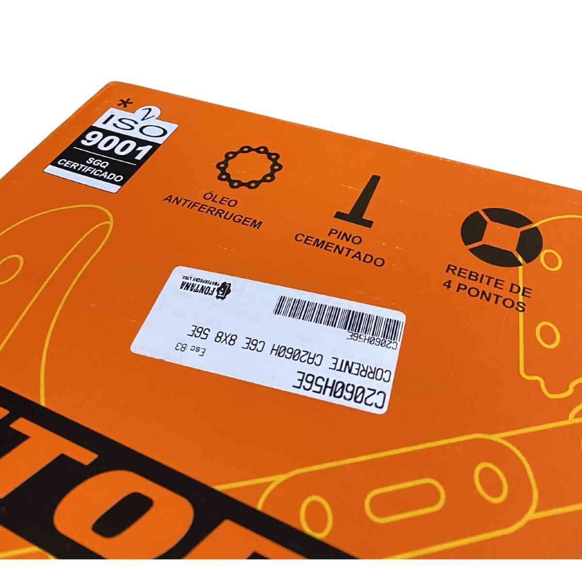 Corrente Boca De Milho C2060h C6e 8x8 56 Elos